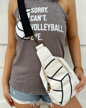 Pre-Order: VOLLEYBALL Sling Back Crossbody Purse (Ships Approx. 5/30) - Live Love Gameday®