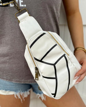 Pre-Order: VOLLEYBALL Sling Back Crossbody Purse (Ships Approx. 5/30)