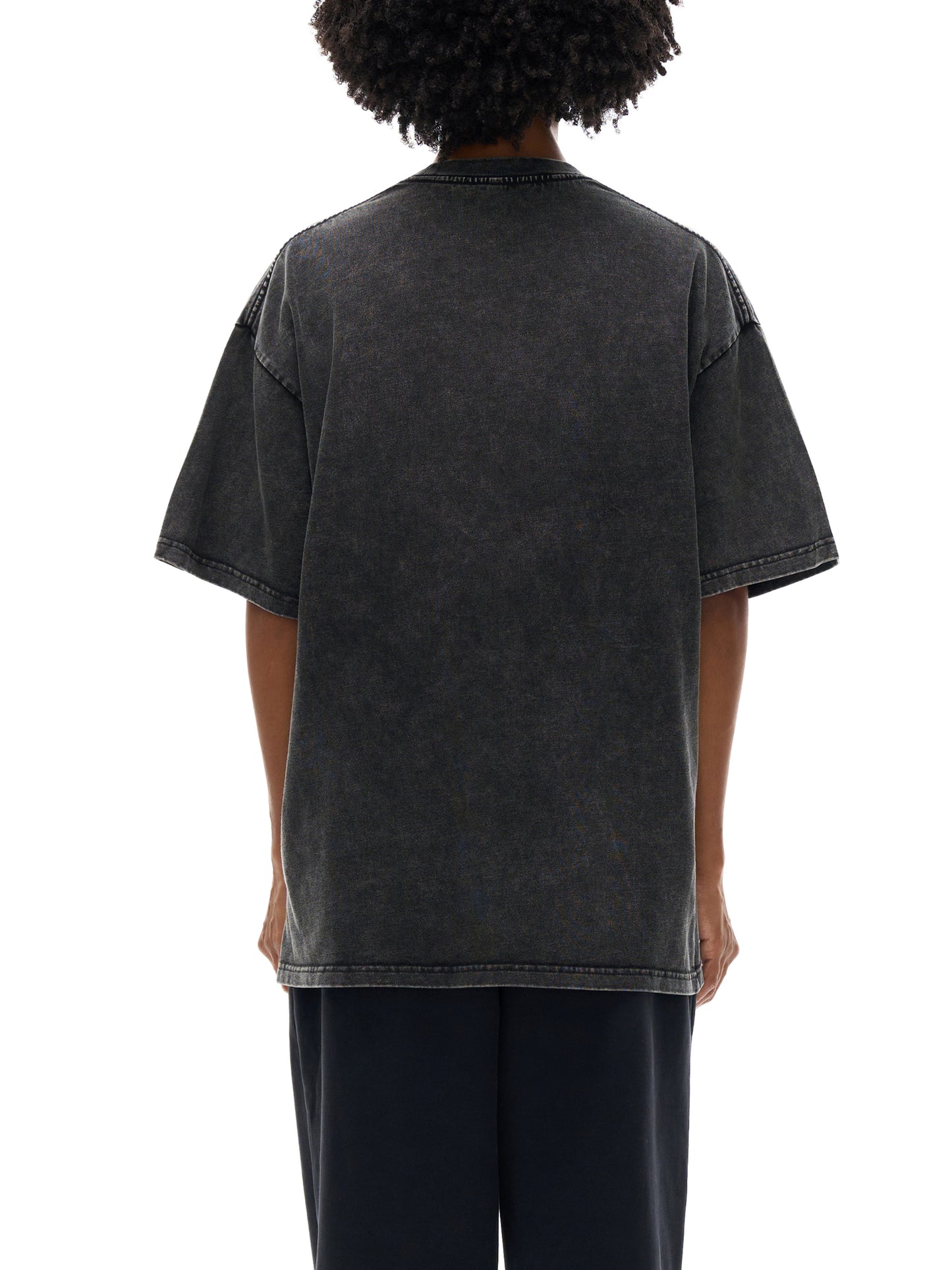 "Pitches Be Crazy" Snow Washed Oversized Cotton Tee