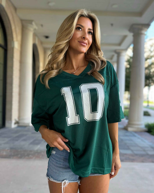 Green “10” Mesh Jersey