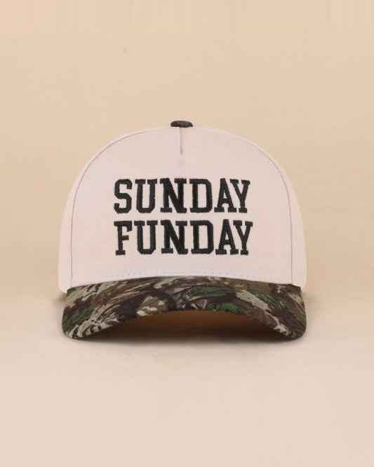 Camo "Sunday Funday" Cap