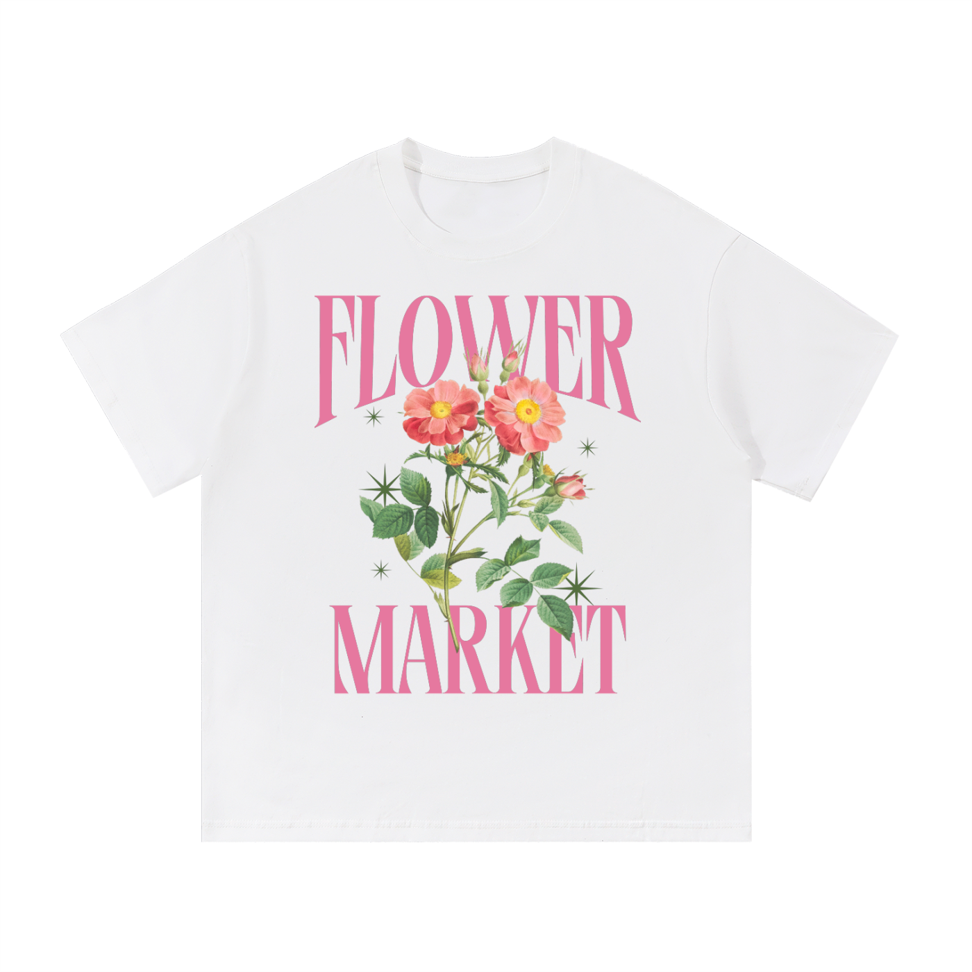 "Flower Marker" Essential Cotton Tee