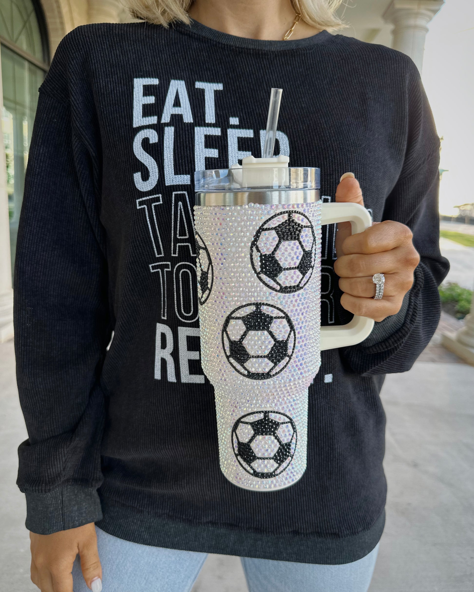 Crystal Soccer Tumbler - Live Love Gameday®