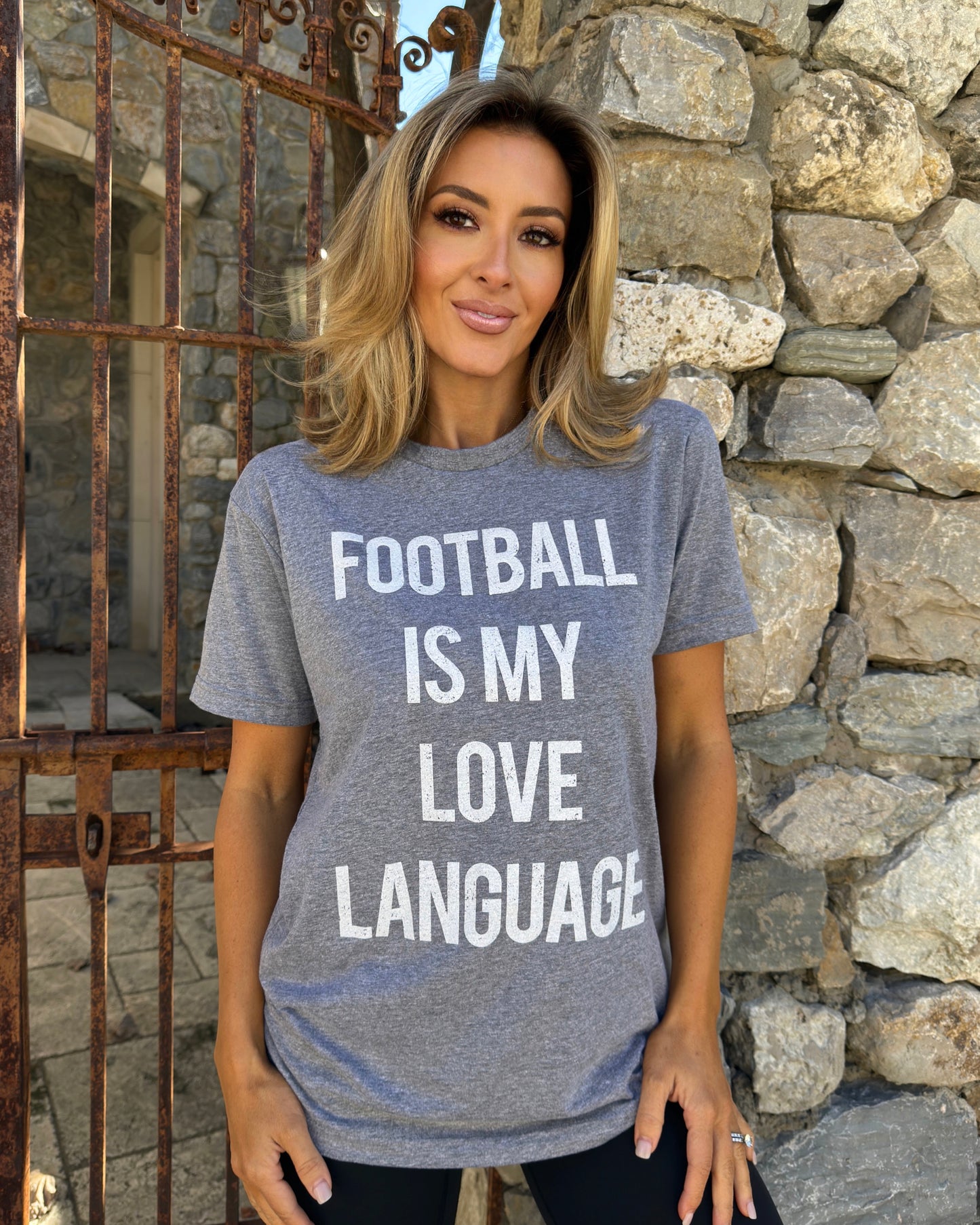 Unisex “FOOTBALL Is My Love Language” Tee