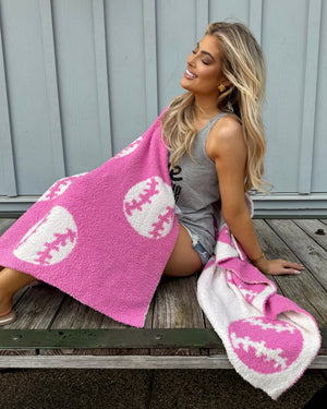 Pre-Order: Hot Pink Cozy Plush Blanket (Ships Approx. 6/20)