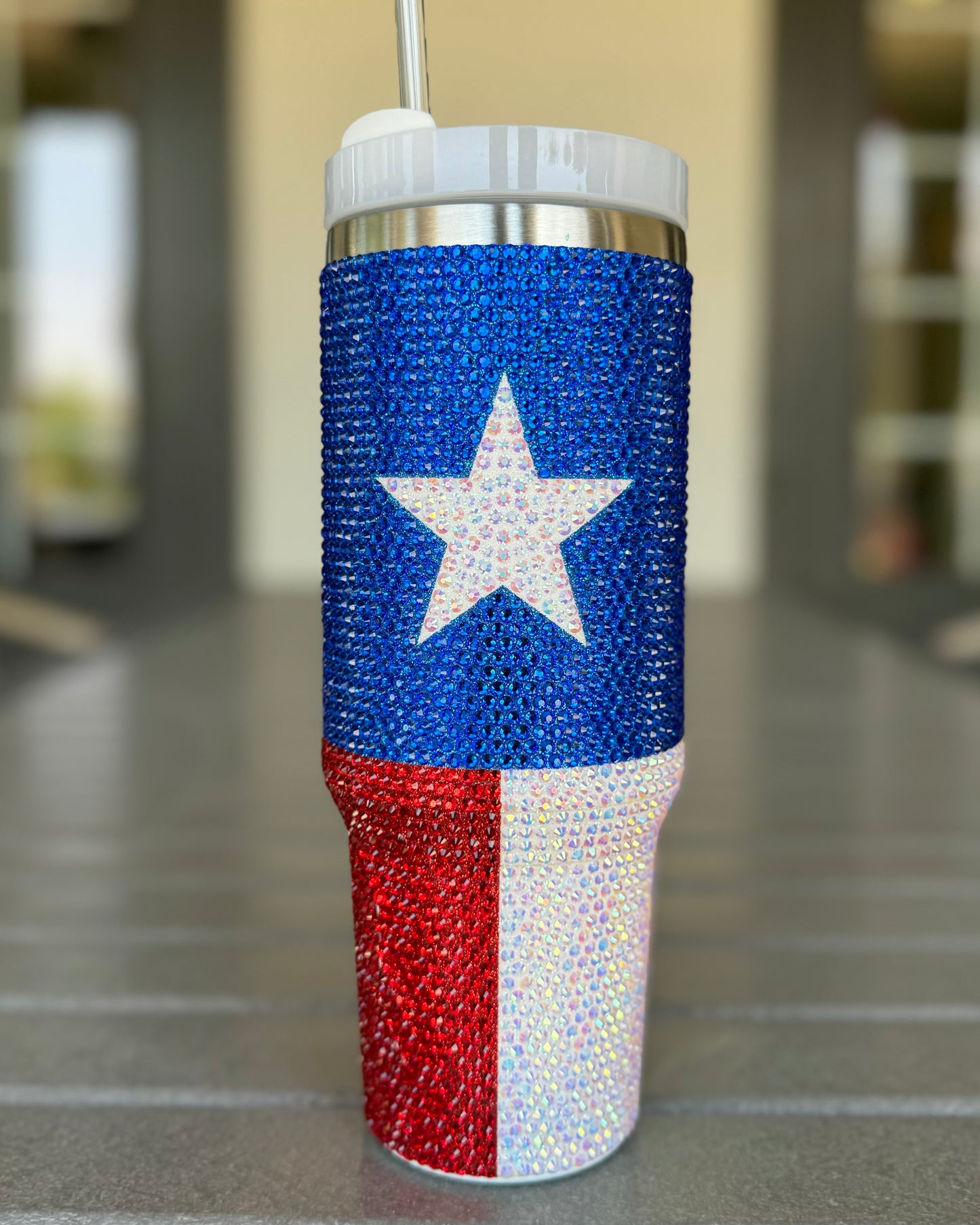 Pre-Order: 40 Oz. Crystal TEXAS Tumbler (Ships Approx. 6/30) - Live Love Gameday®