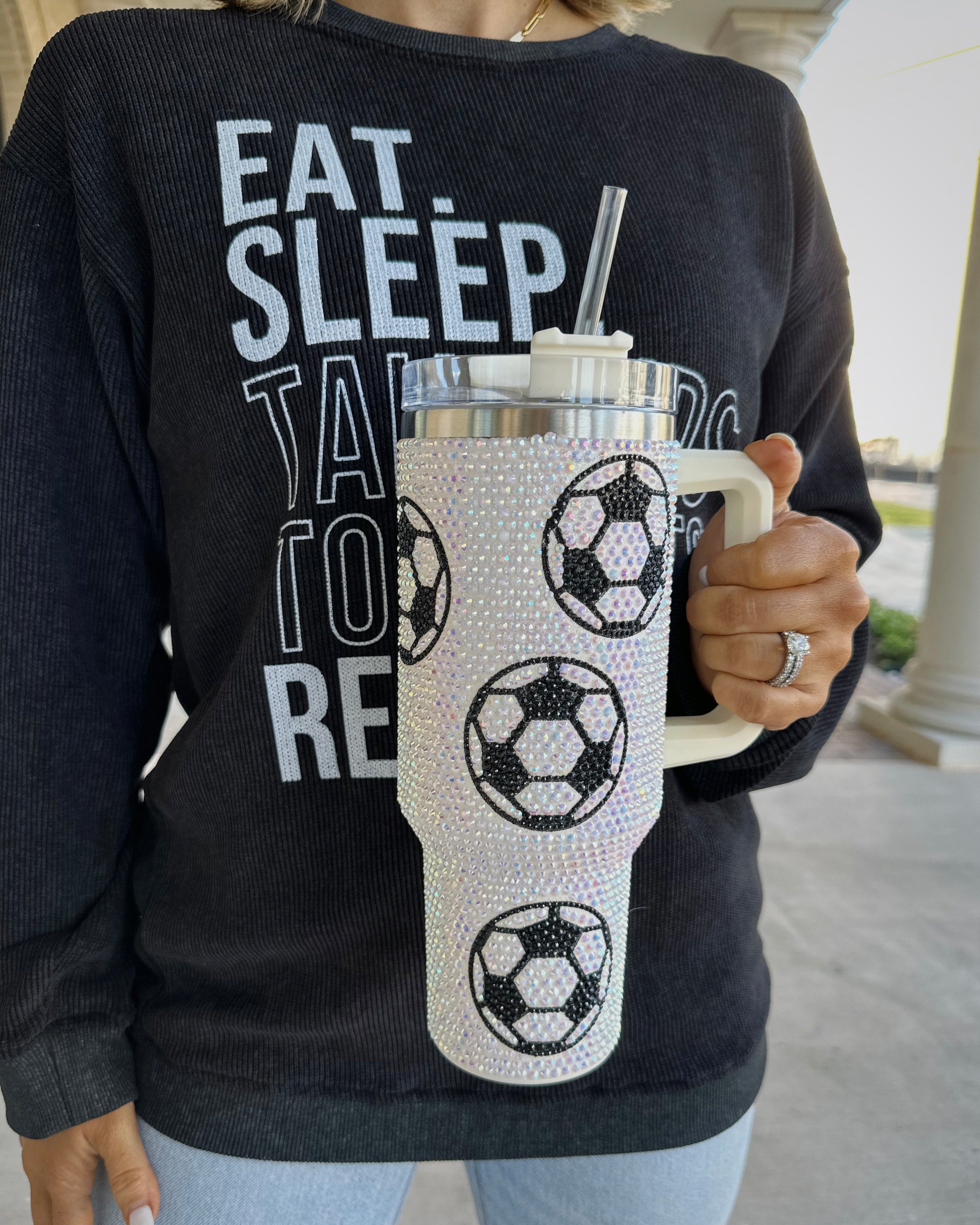 Crystal Soccer Tumbler - Live Love Gameday®