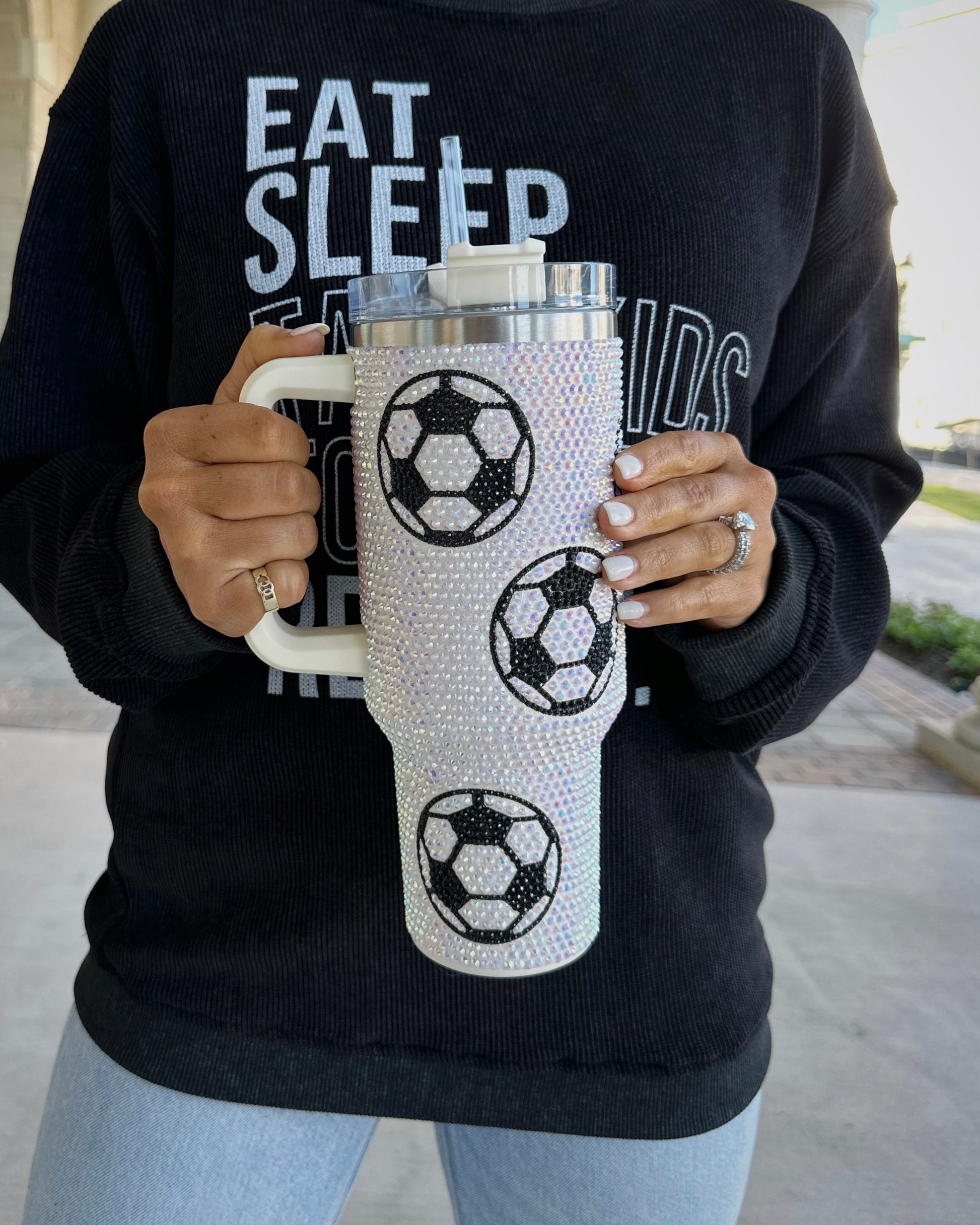 Crystal Soccer Tumbler - Live Love Gameday®