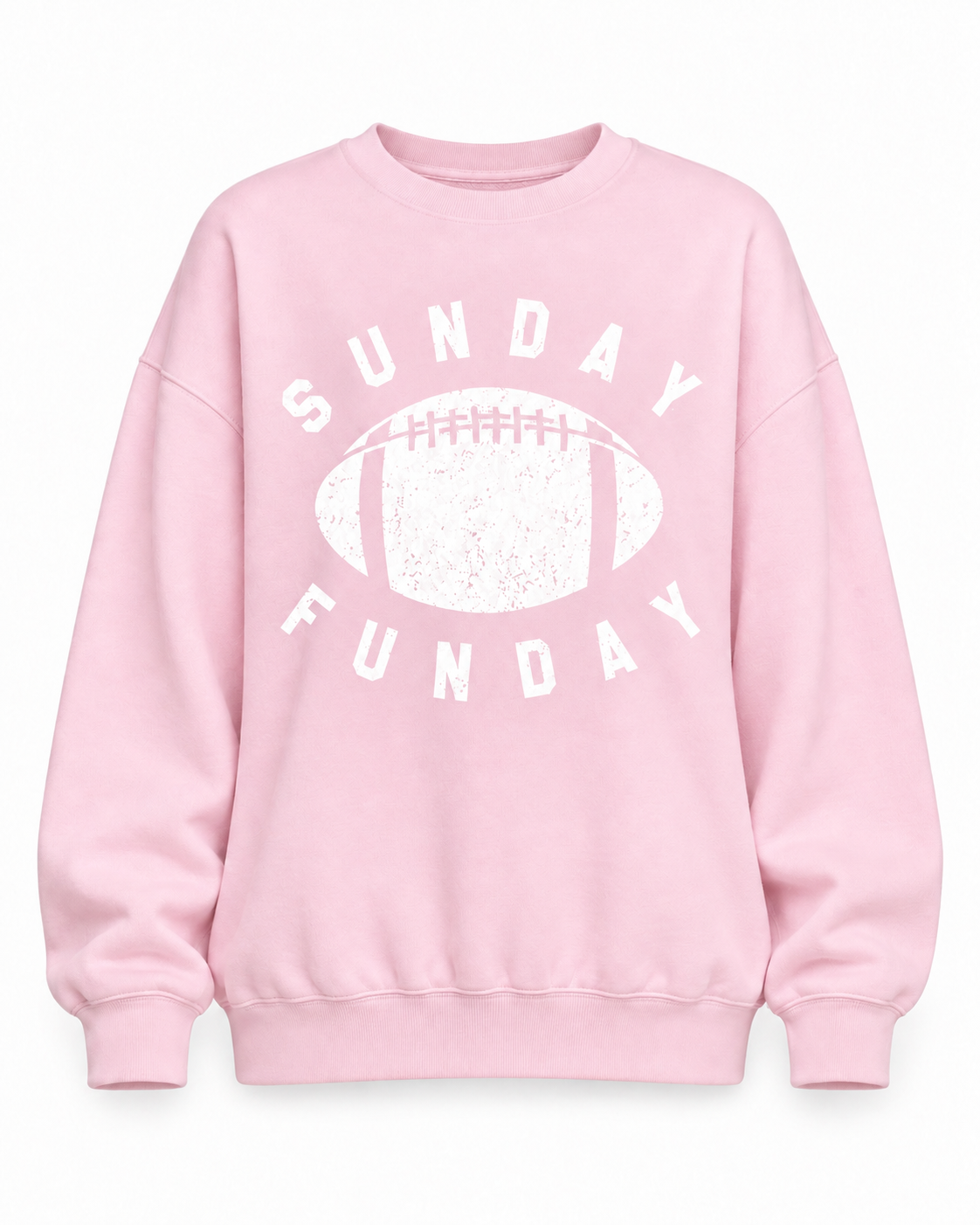 Pink "Sunday Funday" Cozy Sweatshirt