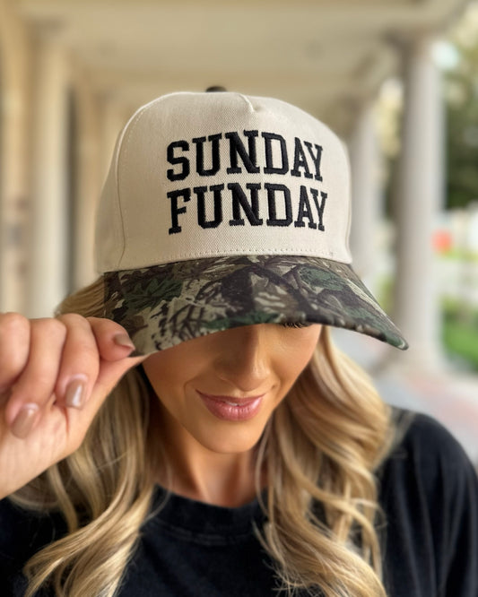 Camo "Sunday Funday" Cap