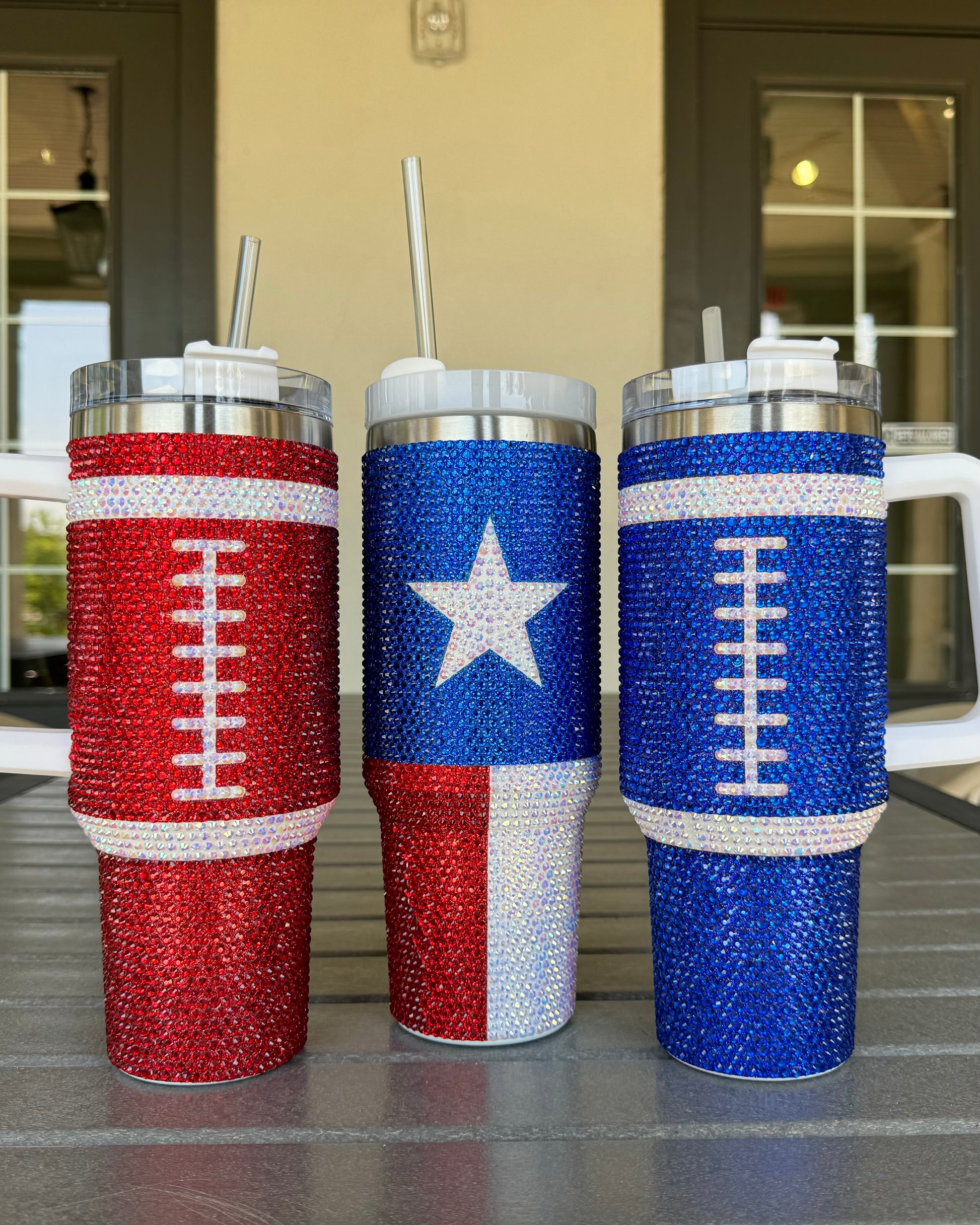 Pre-Order: 40 Oz. Crystal TEXAS Tumbler (Ships Approx. 6/30) - Live Love Gameday®