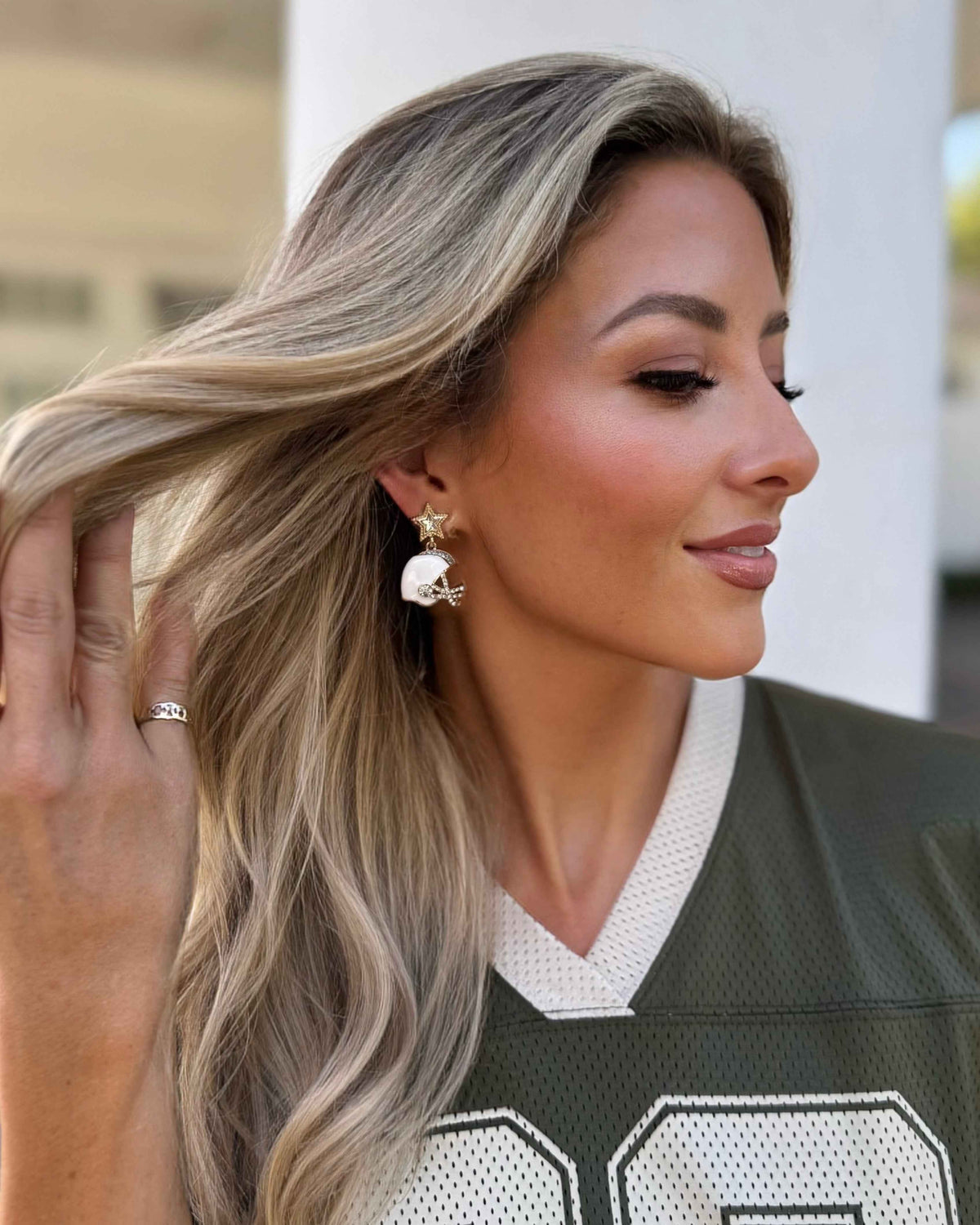 All-Star Helmet Earrings