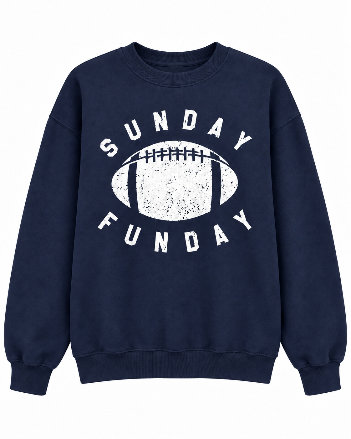 Navy "Sunday Funday" Cozy Sweatshirt