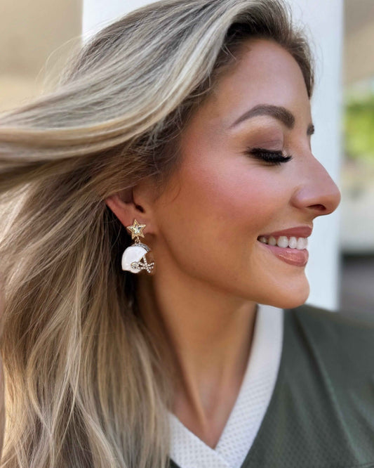 All-Star Helmet Earrings