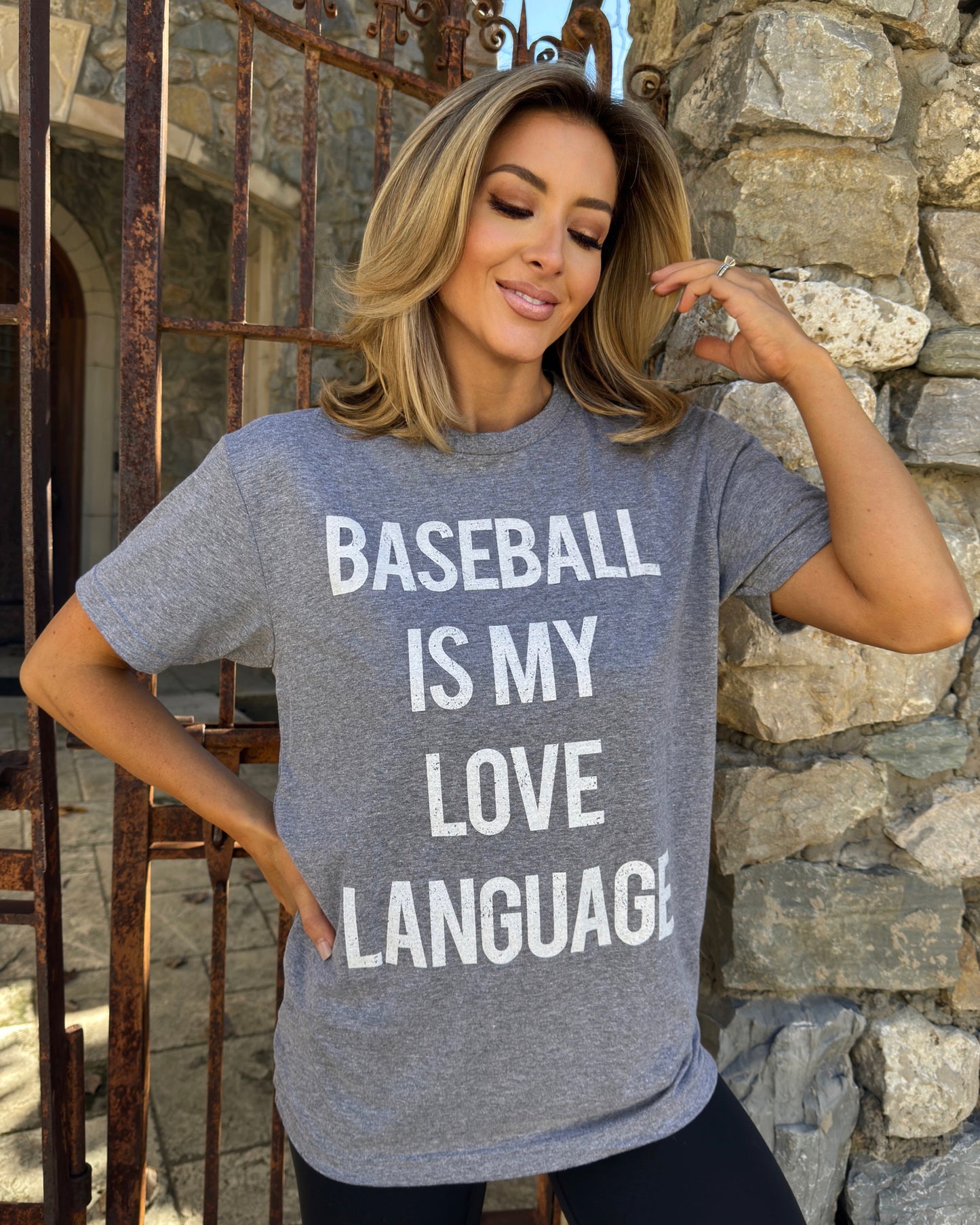 Unisex “BASEBALL Is My Love Language” Tee