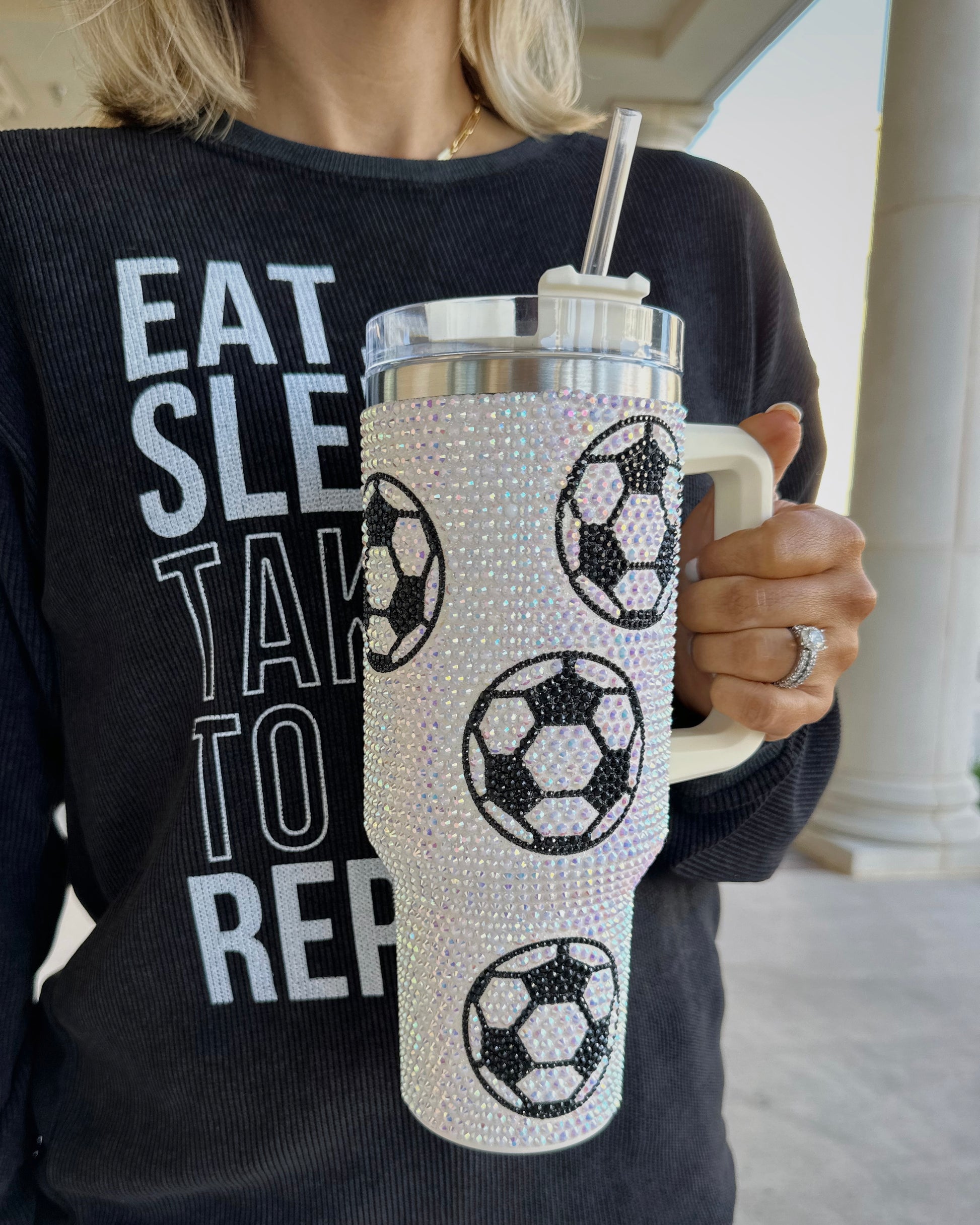 Crystal Soccer Tumbler - Live Love Gameday®