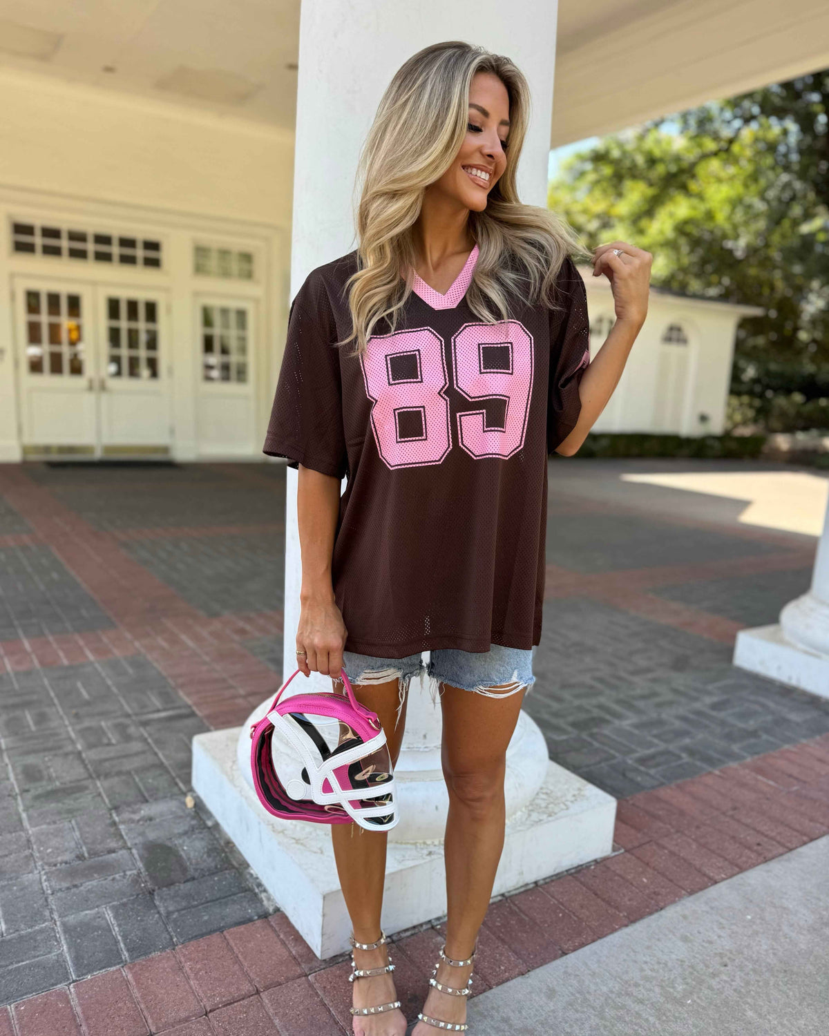Coffee + Bubblegum Oversized "89" Jersey