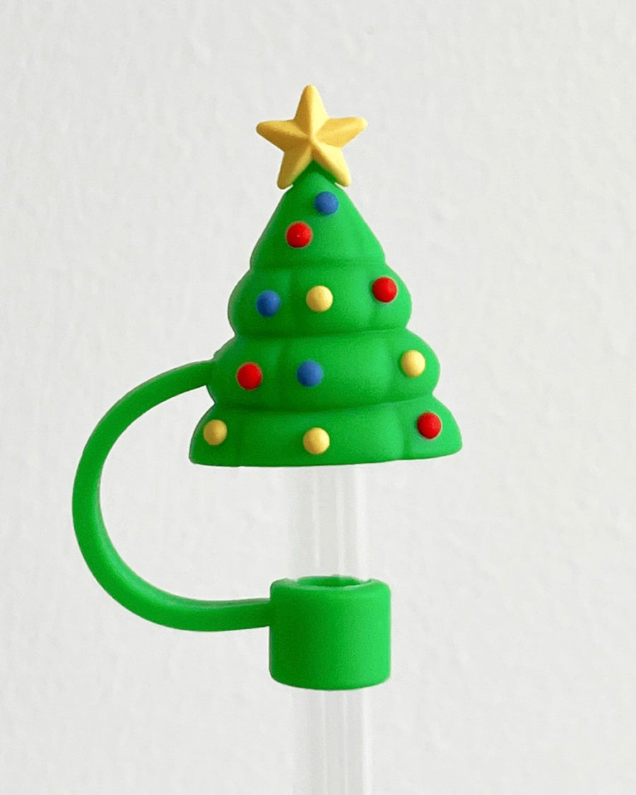 Christmas Tree Tumbler Straw Topper (Ships Approx. 11/30) - Live Love Gameday®