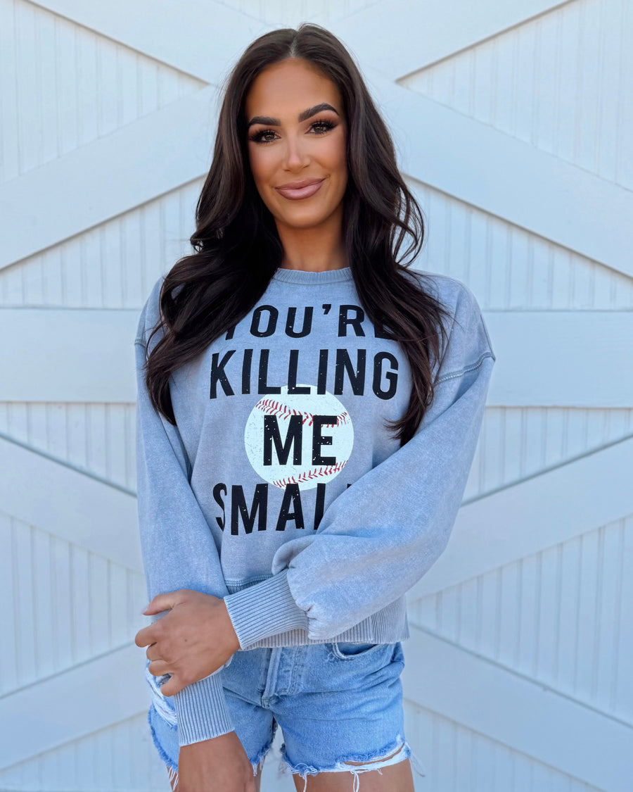 Sleet “You’re Killing Me Smalls” Washed Pullover - Live Love Gameday®