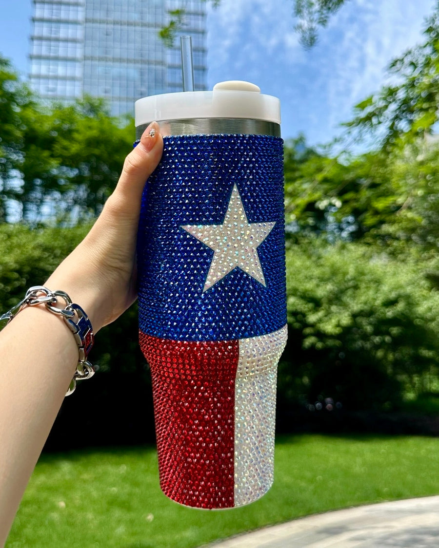Pre-Order: 40 Oz. Crystal TEXAS Tumbler (Ships Approx. 6/15) - Live Love Gameday®