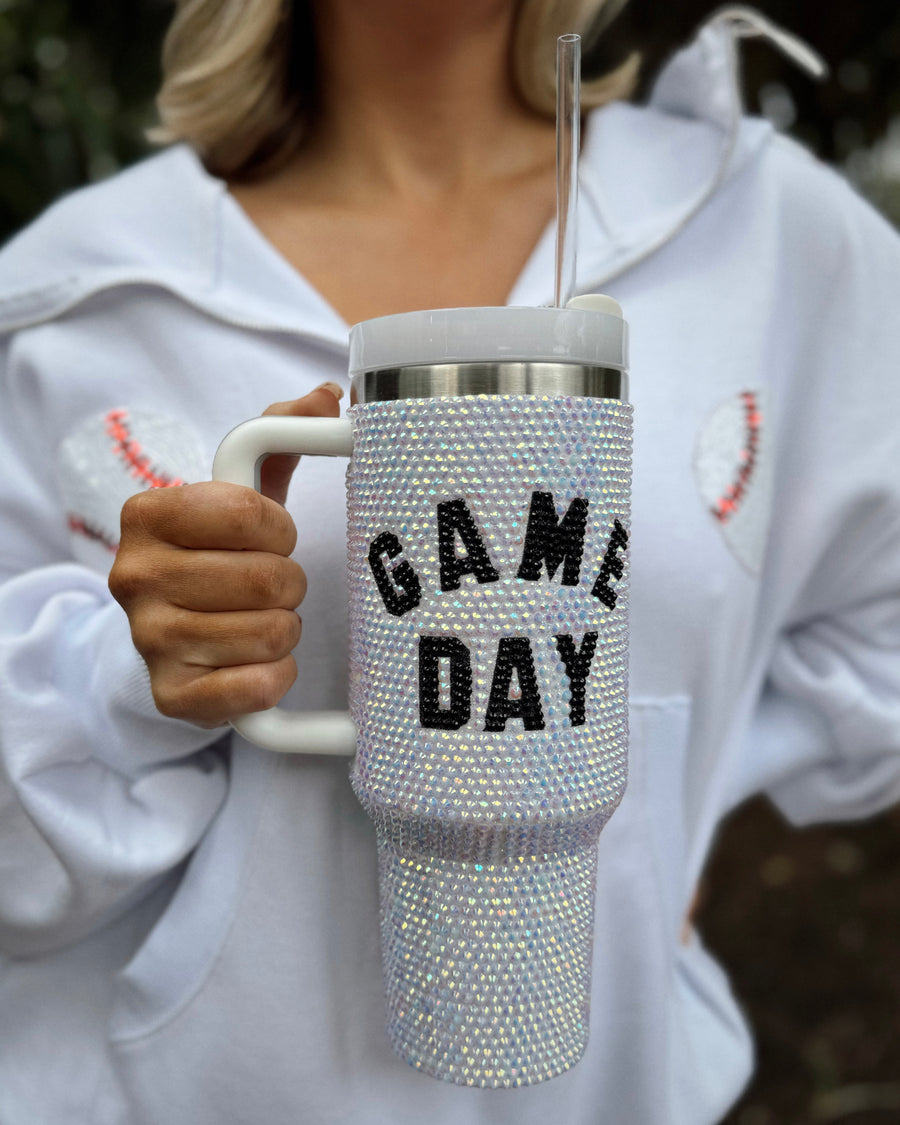 40 Oz. Crystal GAME DAY Tumbler (Ships Approx. 2/15) - Live Love Gameday®