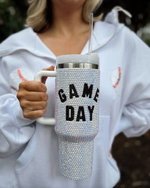 40 Oz. Crystal GAME DAY Tumbler (Ships Approx. 2/15) - Live Love Gameday®