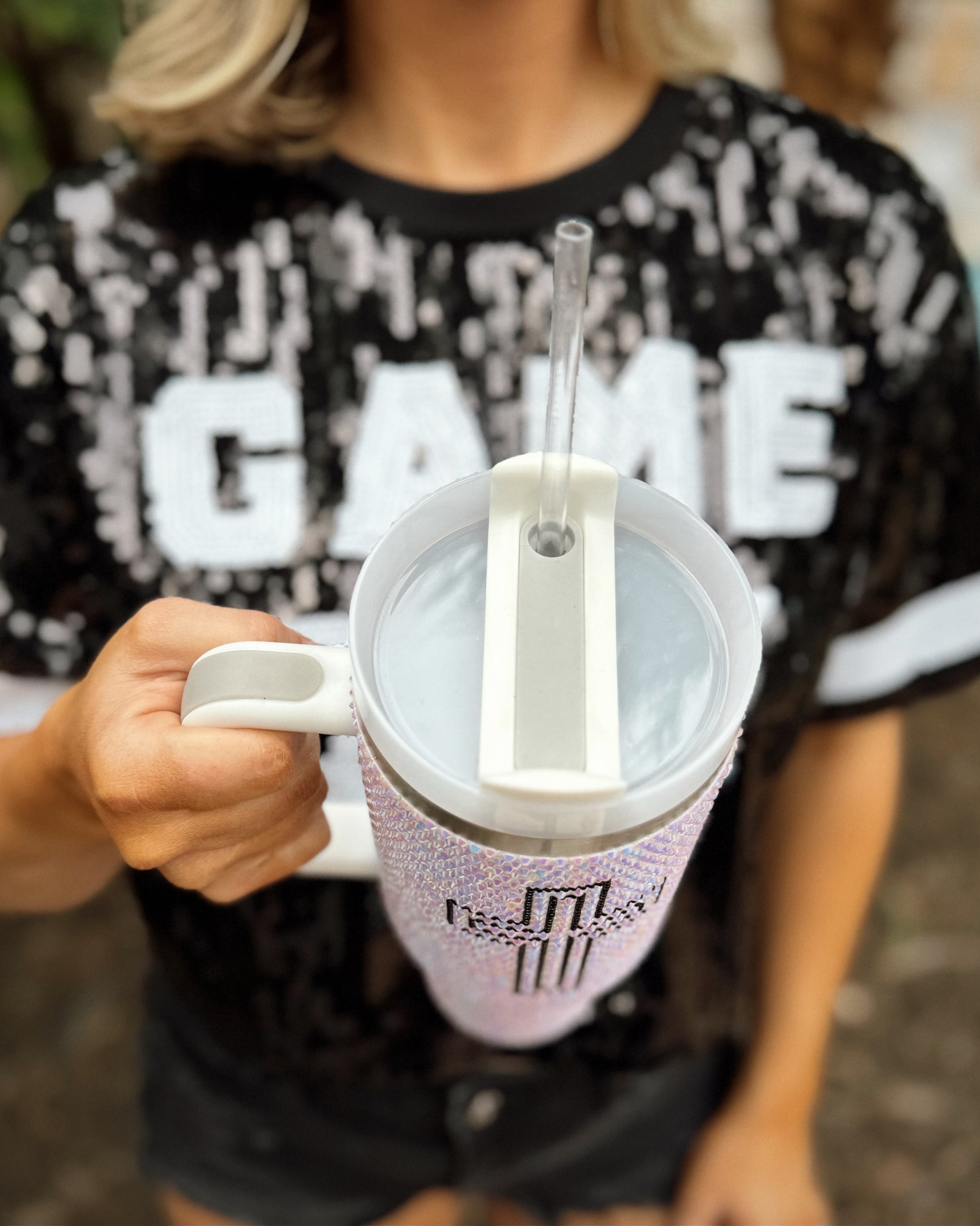 40 Oz. Crystal Cross Tumbler (Ships Approx. 2/15) - Live Love Gameday®