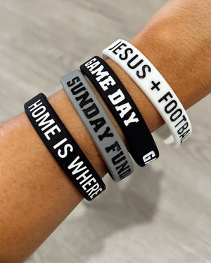 Unisex Silicone GAME DAY Bracelets - Live Love Gameday®