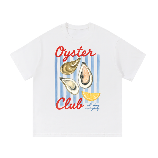 "Oyster Club" Essential Cotton Tee