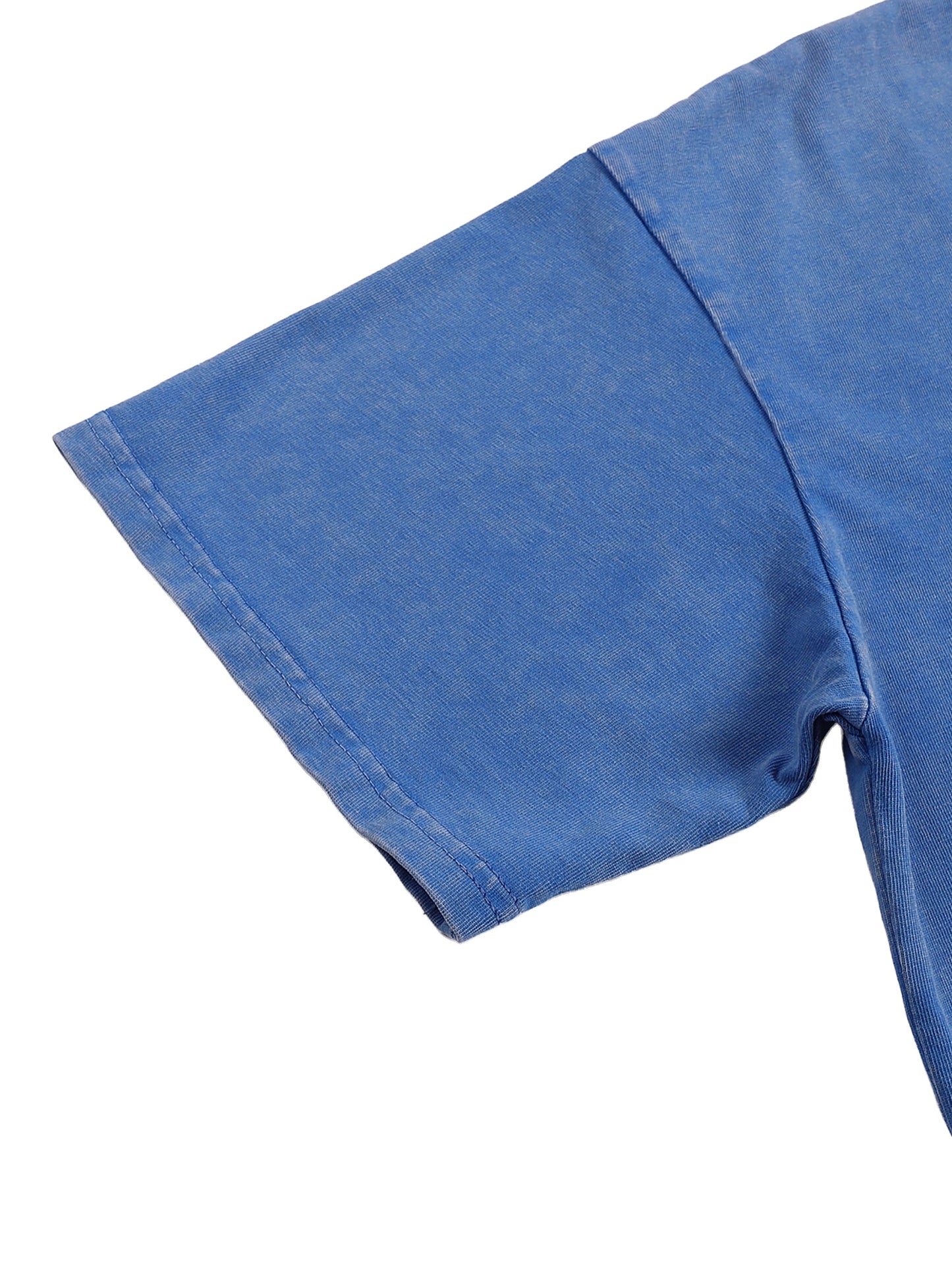 "Floral Glove" Snow-Washed Oversized Cotton Tee