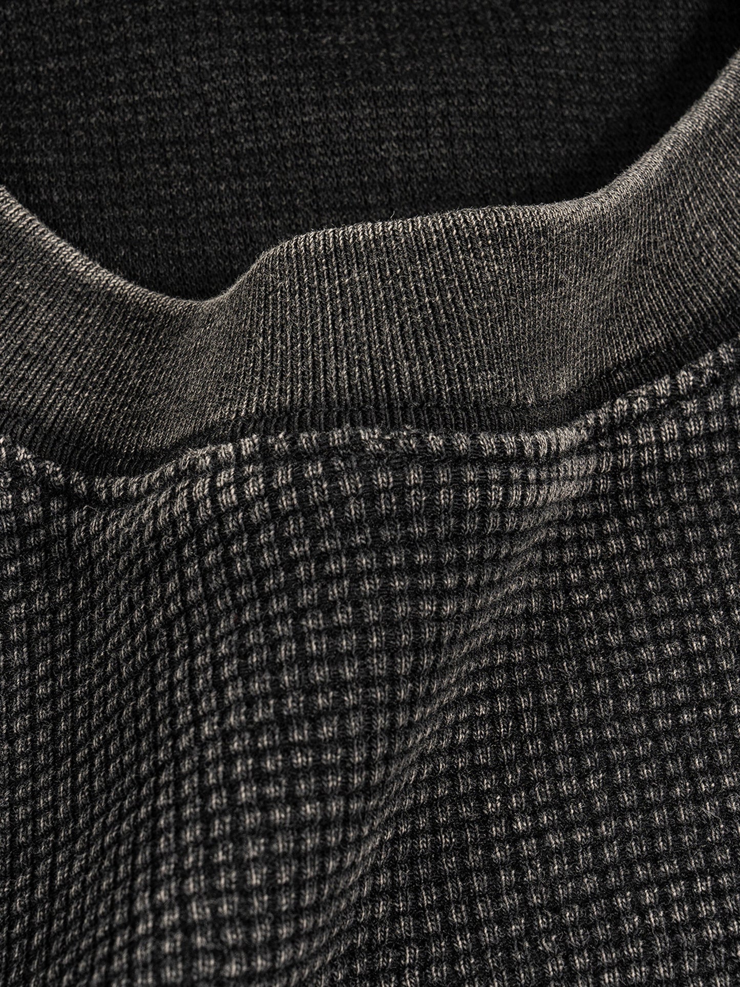 "11" Textured Waffle-Washed Boxy Tee