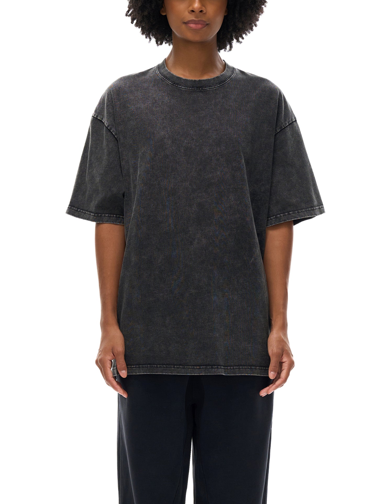 "A Game So Fine It's Played On Diamonds" Snow Washed Oversized Cotton Tee