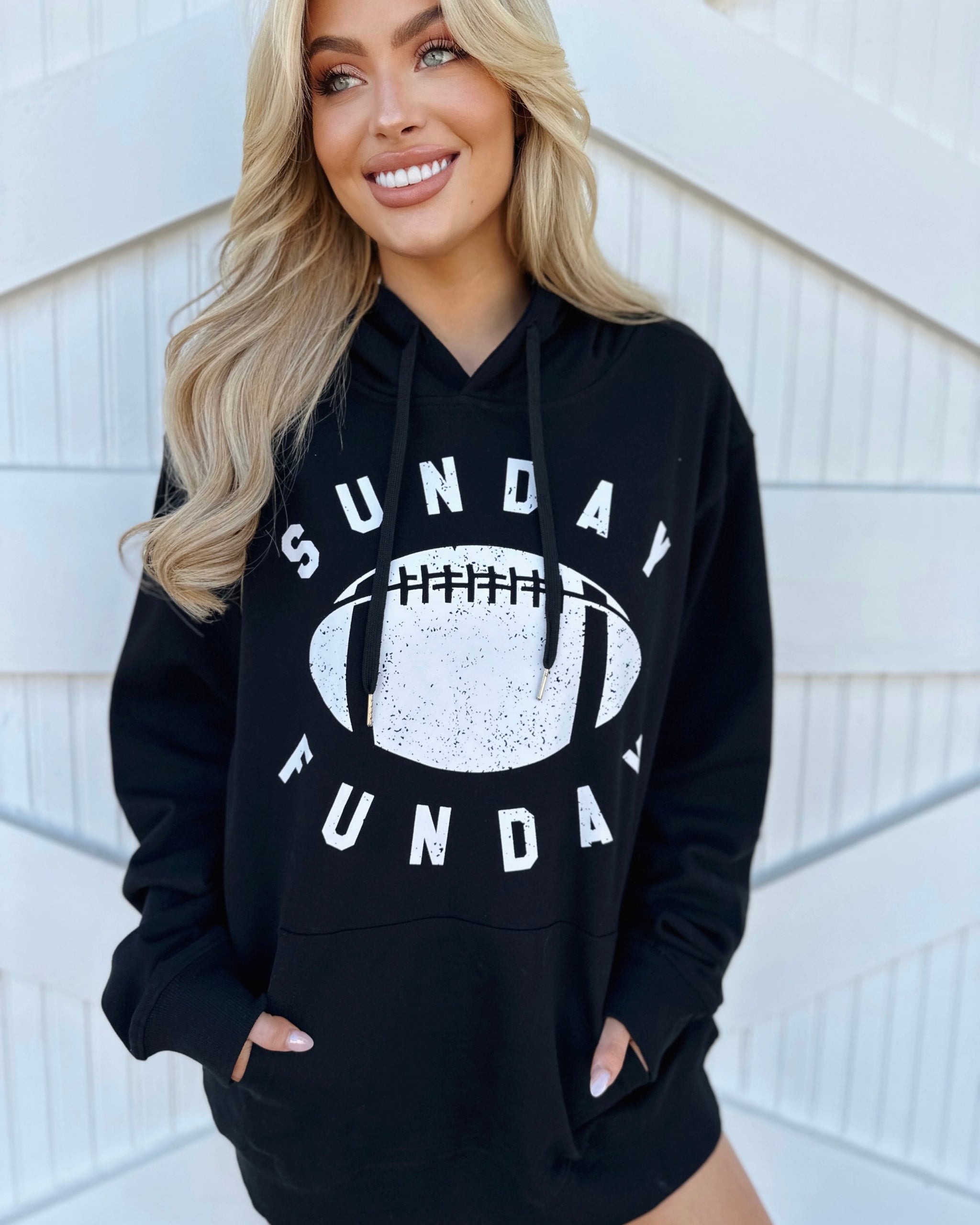 Womens Sunday Funday Hooded Sweatshirt