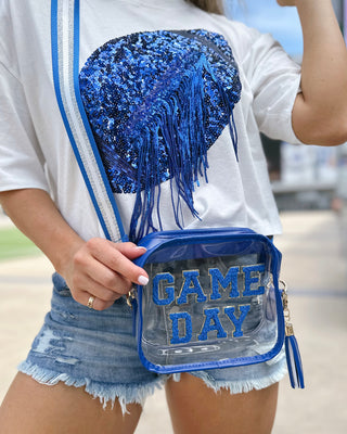 Royal Blue Bills Stadium Tote