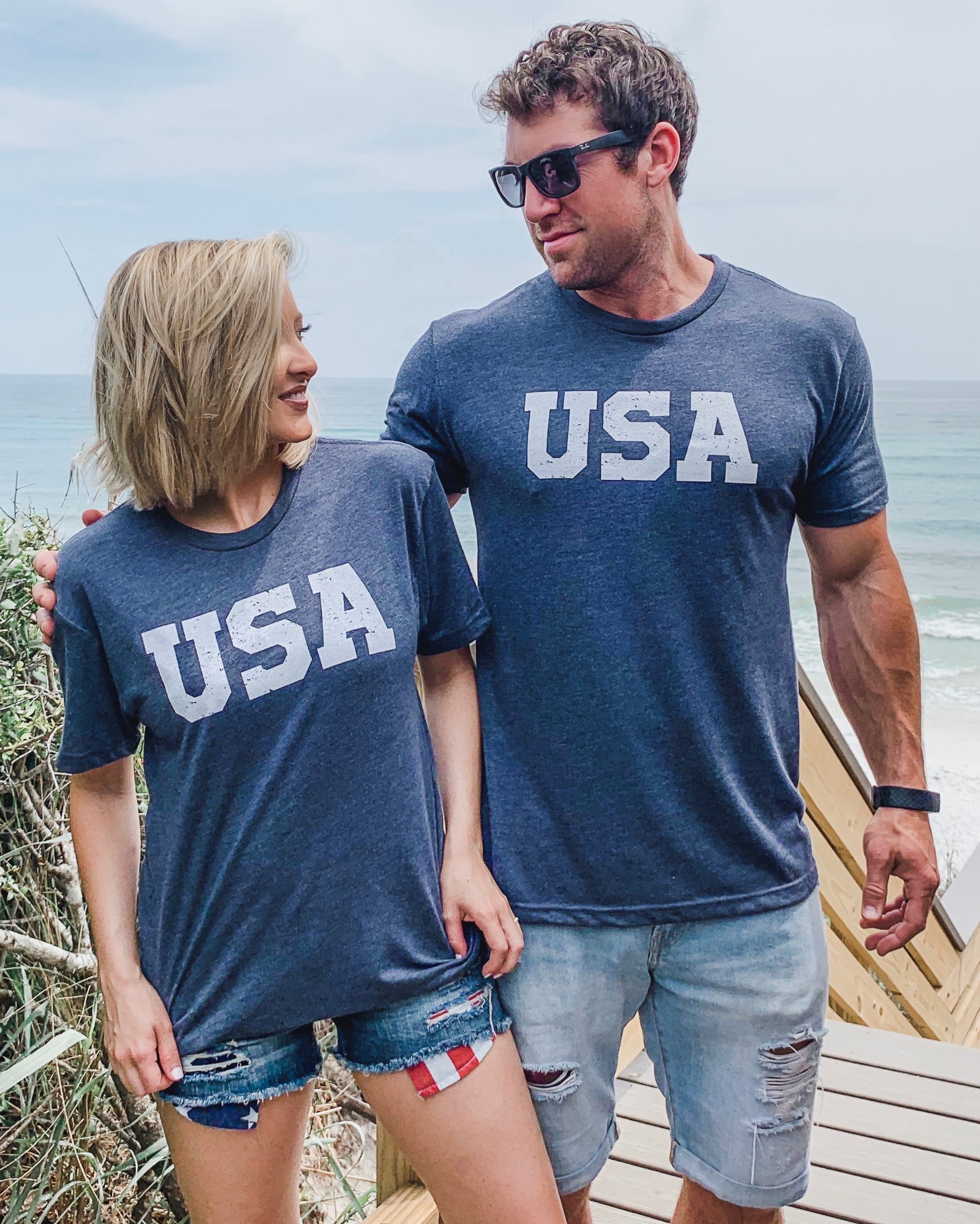 Unisex USA Navy Tee - Live Love Gameday®